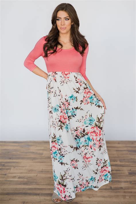 Shes So Beautiful Floral Maxi Dress The Pulse Boutique