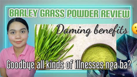 Barley Grass Powder Review Barley Grass Benefits YouTube