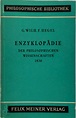 Enzyklopädie der philosophischen Wissenschaften im Grundrisse (1830 ...