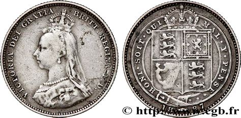 ROYAUME UNI 1 Shilling Victoria buste du jubilé 1887 fwo 751868 Monde