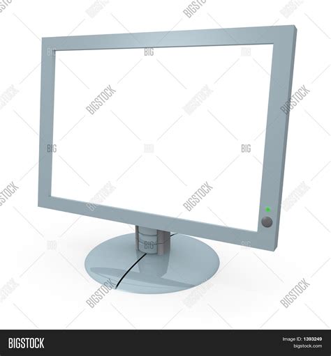 Computer Monitor Blank Image And Photo Free Trial Bigstock