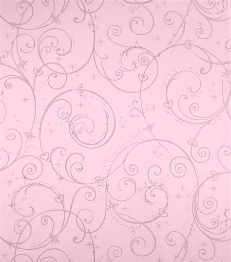 York Wallpaper Disney Princess Pink Perfect Princess Glitter Swirl