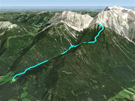 Wankspitze Hiking Route In Tirol Fatmap