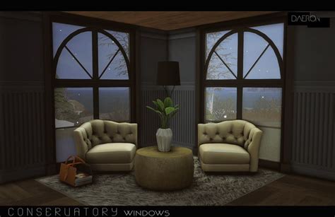 Ts4 Conservatory Windows By Daeron Sims 4 Windows Kids Bedroom Sets