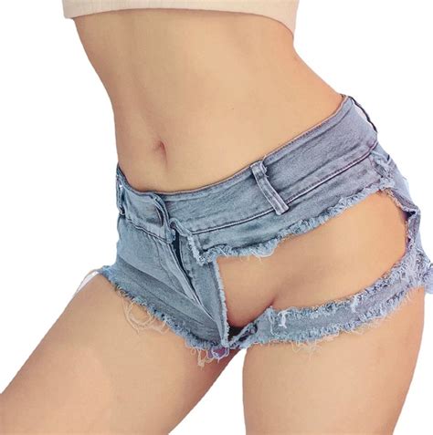 2022 new women s sexy low waist jeans low waist bar sexy denim jeans shorts hole hotwife adult