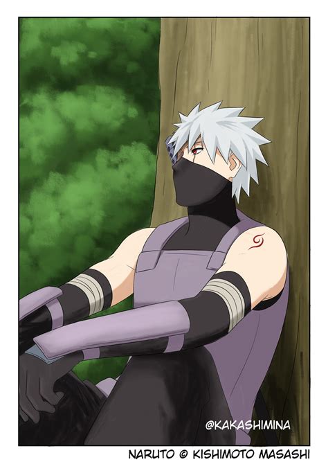 Hatake Kakashi Manga Cover Ch7 By Pungpp On Deviantart