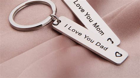 Key Chains With I Love You Mom I Love You Dad Words Hd Mom Dad