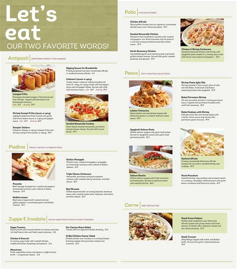 Olive garden has an extensively designed menu for its customers. I love food: CLOSED Olive Garden - Comforting All-Time ...