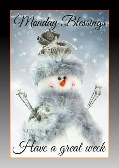 Happy Snowman Monday Blessings Pictures Photos And Images For
