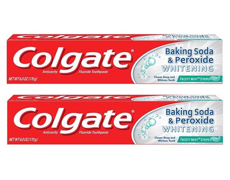 Colgate Baking Soda And Peroxide Whitening Gel Toothpaste Frosty Mint