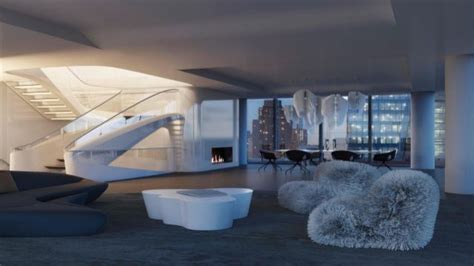 Incredible One Of A Kind Futuristic Penthouse5 Beds 65 Baths 6853