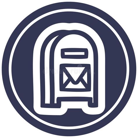 Mail Box Circular Icon Stock Vector Illustration Of Clip 149280150