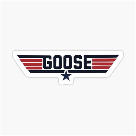 Top Gun Goose Sticker For Sale By Beth Sandwich Redbubble