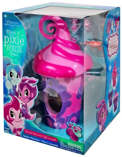 Of Dragons Fairies Wizards Pink Magical Pixie House License To Play Toywiz