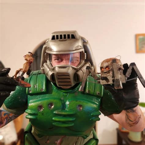 Doomguy Cosplay Completed Rdoom