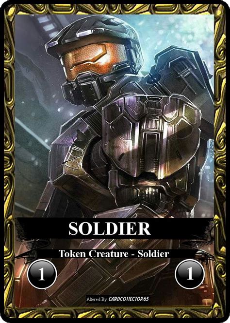 Soldier Halo Mtg Token Halo Armor Halo Master Chief Halo