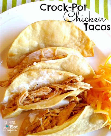 Crock Pot Chicken Tacos Recipe Super Easy And Yummy