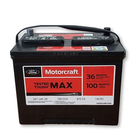 Motorcraft Car Battery Bxt 24f Ae 80d26l Fk Auto Parts
