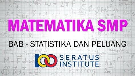 Matematika 7 Smp Statistika Dan Peluang Bagan Materi Statistika