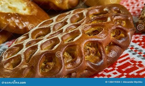Russian Pirog Stock Photo Image Of Snack Bakery Dish 138419304