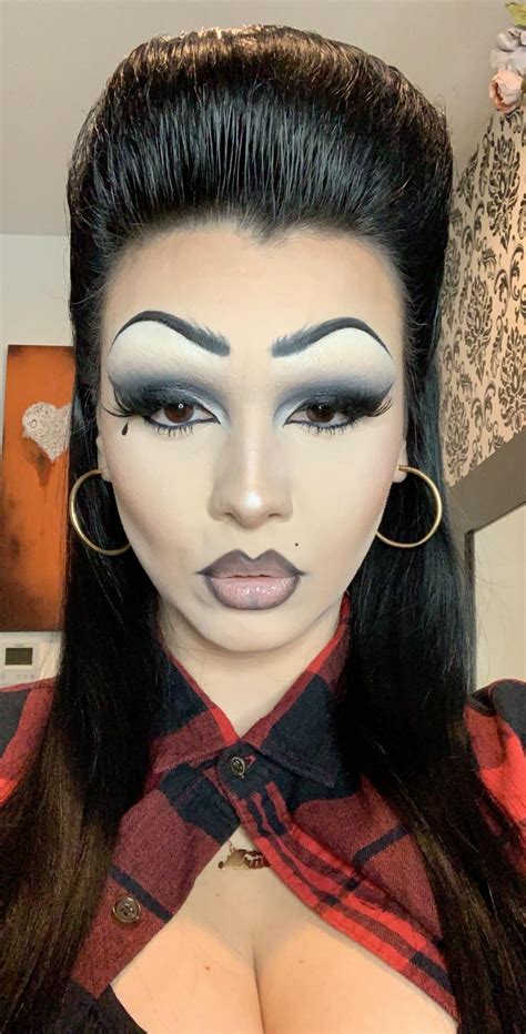 Celebrating My Mex American Heritage With This Look A Drag Inspired Chola Look Makeup Beauty