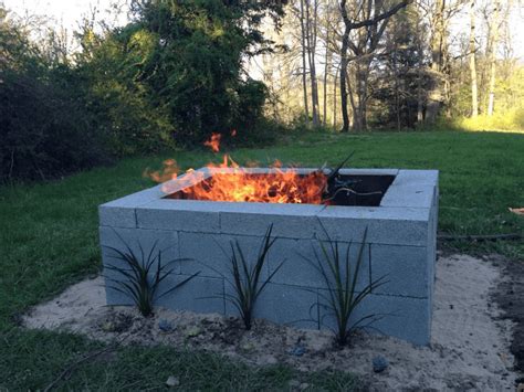 Incredible Cinder Block Fire Pit Ideas Outdoor Fire Pits