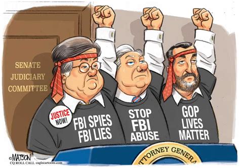 Political Cartoon On Report No Deep State Conspiracy By Rj Matson