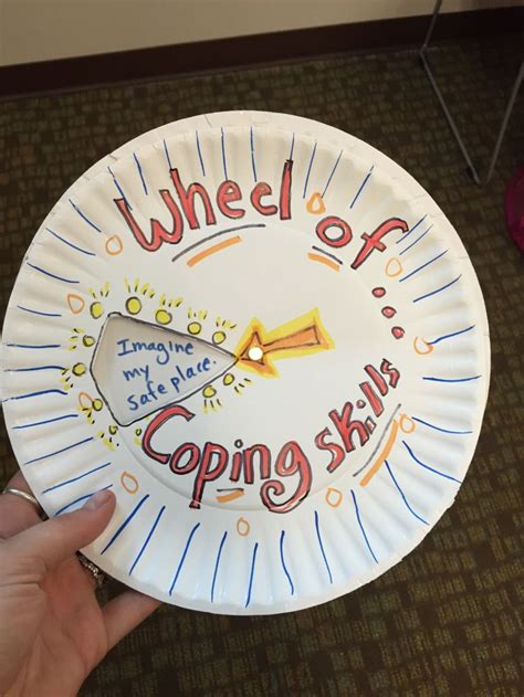 Spin The Wheel Of Coping Skills Art Therapy Activities Coping
