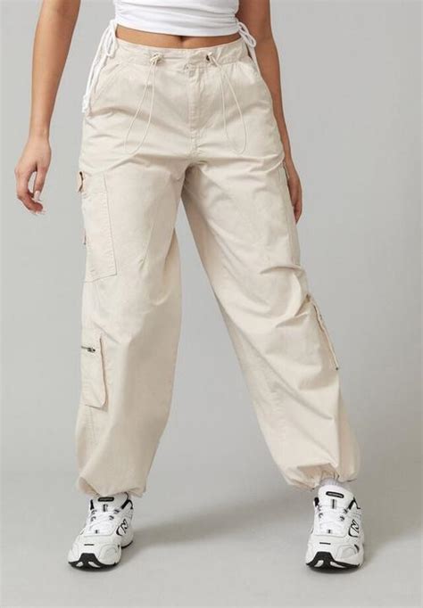 Utility Bungee Cord Cargo Pant Light Stone Factorie Trousers