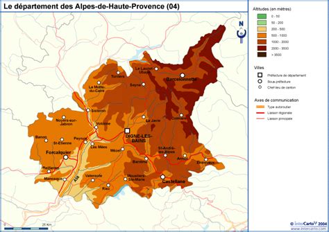 Alpes De Haute Provence Carte Touristique Archives Voyages Cartes