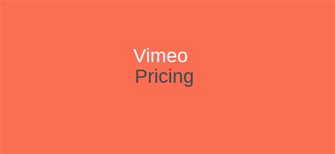 Vimeo Pricing Which Plan Is Right For You