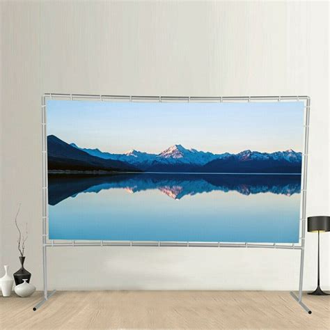 120 Projector Screen Portable Indoor Outdoor Projection With Stand