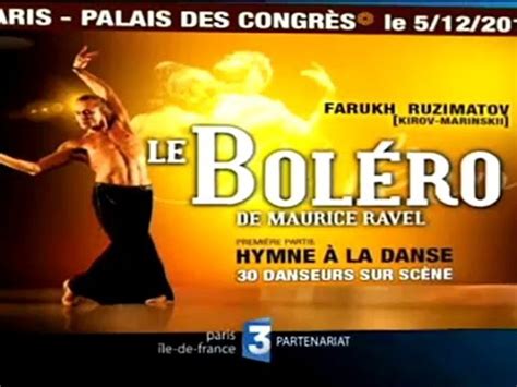 Le Bolero De Ravel Au Palais Des Congr S De Paris Le D Cembre