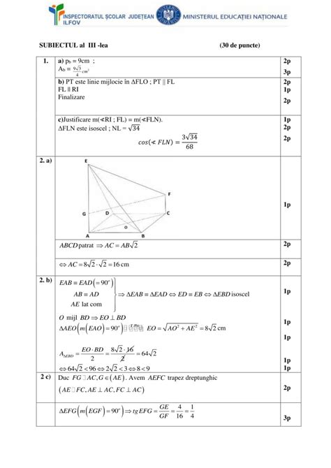 Teză Cu Subiect Unictsu Isj Ilfov 14 Decembrie 2017 Matematică