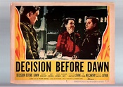 Amazon.com: MOVIE POSTER: DECISION BEFORE DAWN-1951-GARY MERRILL-LOBBY ...