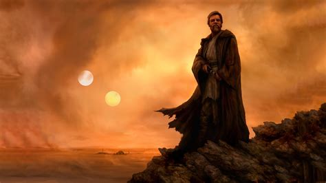 Star Wars Evening Jedi Obi Wan Kenobi Mythology Tatooine Darkness