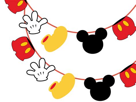 Mickey Mouse Banner Free Printables