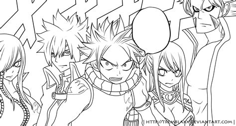 Fairy Tail Lineart By Ramzykamen On Deviantart