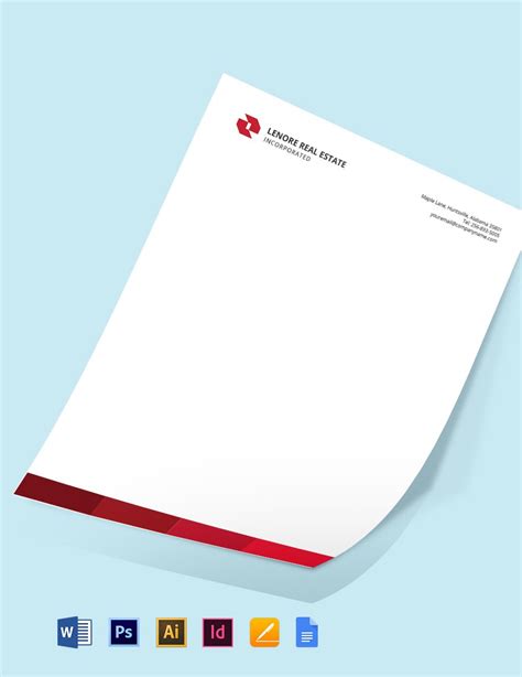 Professional Graphic Designer Letterhead Template Word Template Net Hot Sex Picture