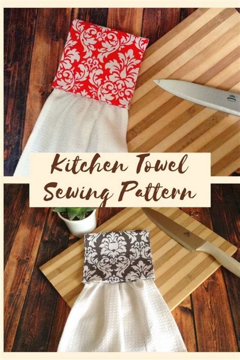 Easy Hanging Kitchen Towel Pattern Towel Pattern Easy Sewing