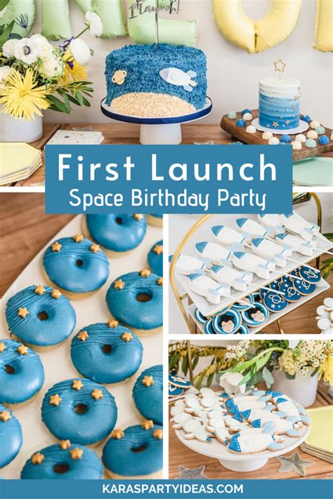 Karas Party Ideas First Launch Space Birthday Party Karas Party Ideas