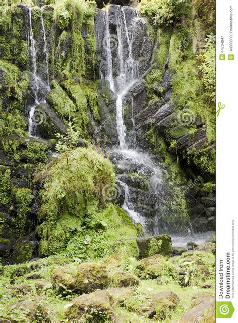 Waterfall In Park Of Castle Wilhelmshoehe Kassel Germany Stock Image