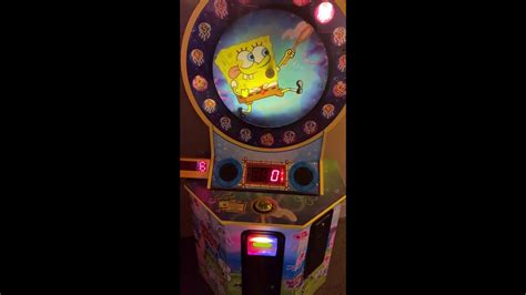 Lot 5 Spongebob Squarepants Jelly Fishing Spinning Arcade Game Youtube