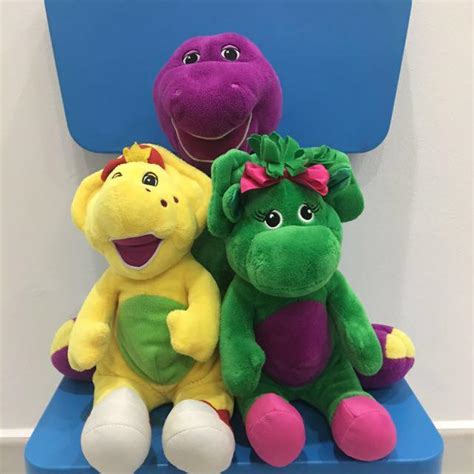 Barney Bj And Baby Bop Plush Toys Hobbies And Toys Toys And Games On Carousell