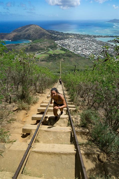 Koko Head Hike 1048 Railway Stairs To The Crater Hawaii Life Best