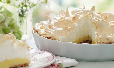 Several pie crust recipes—an all butter pie crust, or pate brisee, an all butter crust with almonds, combining butter and shortening crust, and how there are many different ways to make a pie crust. Mary Berry's Absolute Favourites: Quickest ever lemon meringue pie | Lemon recipes, Sweet ...
