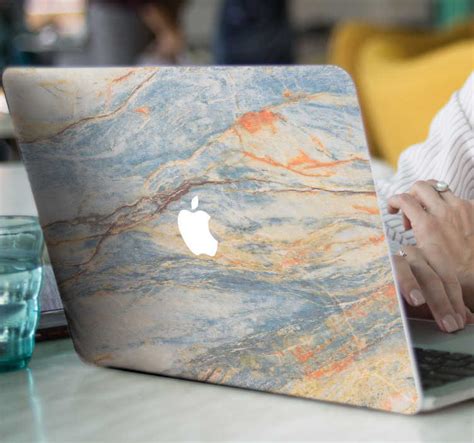 Marble Macbook Sticker Tenstickers