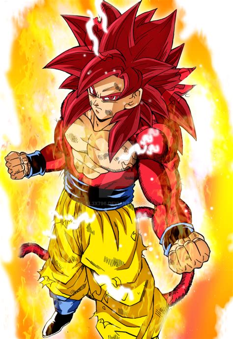 Goku Super Saiyan God 4 By Al3x796 On Deviantart Anime Dragon Ball