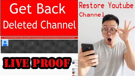 How To Recover Permanently Deleted Youtube Channel Get Back Deleted
