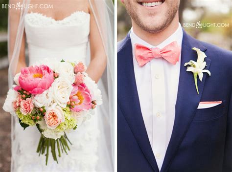 Coral And Navy Blue Wedding Colors